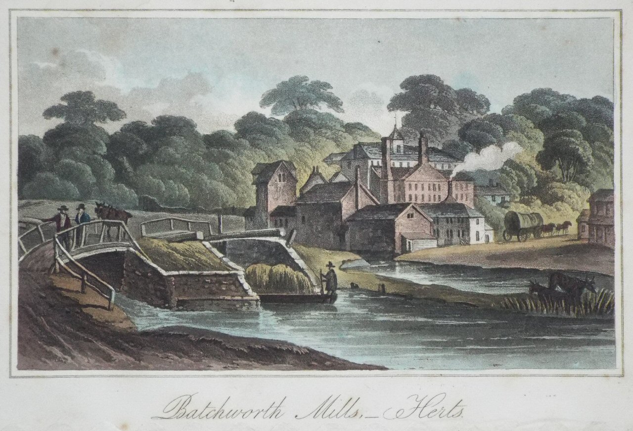 Aquatint - Batchworth Mills, Herts. - Hassell